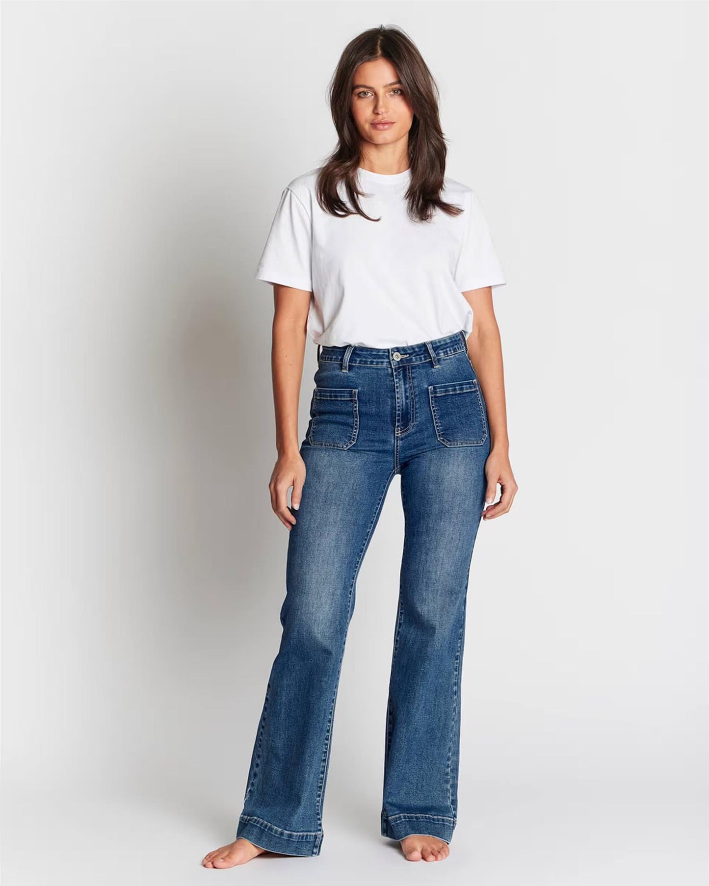 Floyd Bukse Annika 1016 Medium Jeans Blue 32"