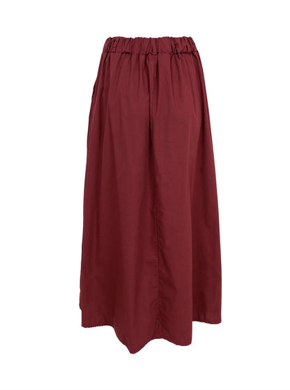 Black Colour BCabbie Skirt Plum