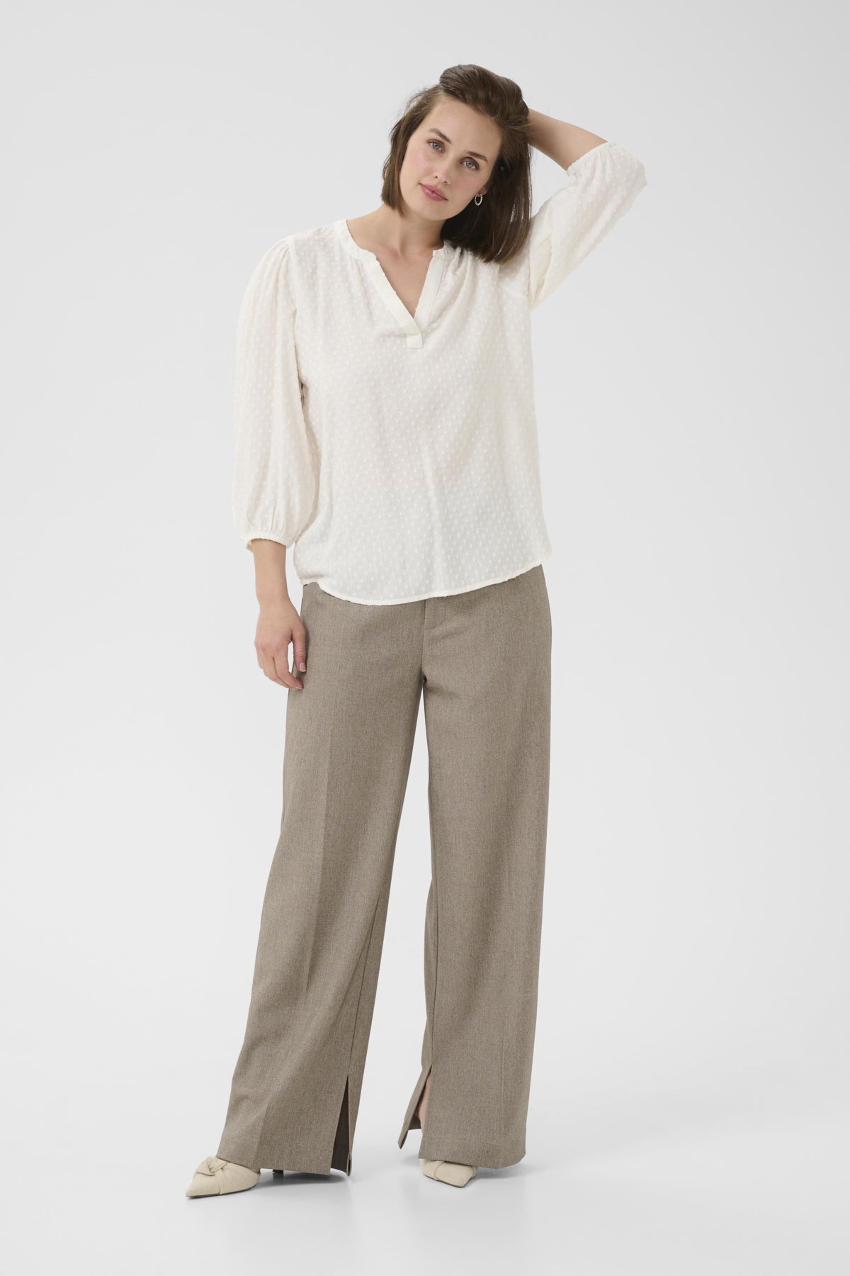 Kaffe Clothing KAannika Blouse Chalk
