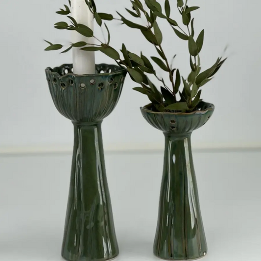 Miljøgården Vase Lotus Petrol (største)