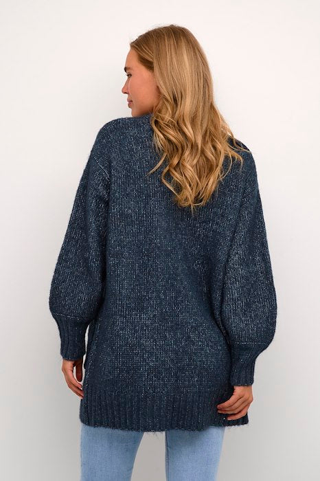 Kaffe Clothing KAalioma Knit Cardigan Midnight Marine Melange