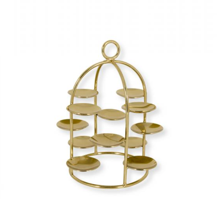 Greengate Mini Cake Holder Gold