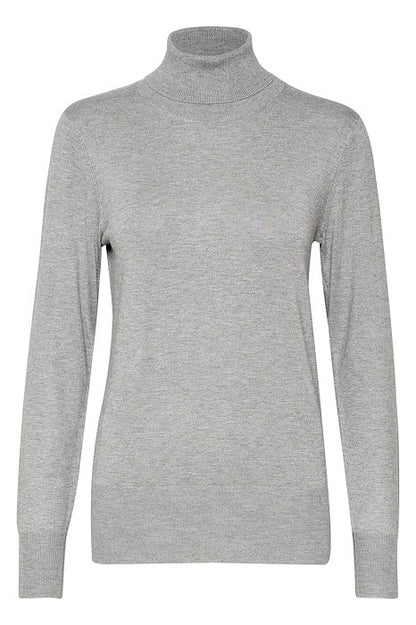 Kaffe Clothing Astrid Roll Neck Grey Melange