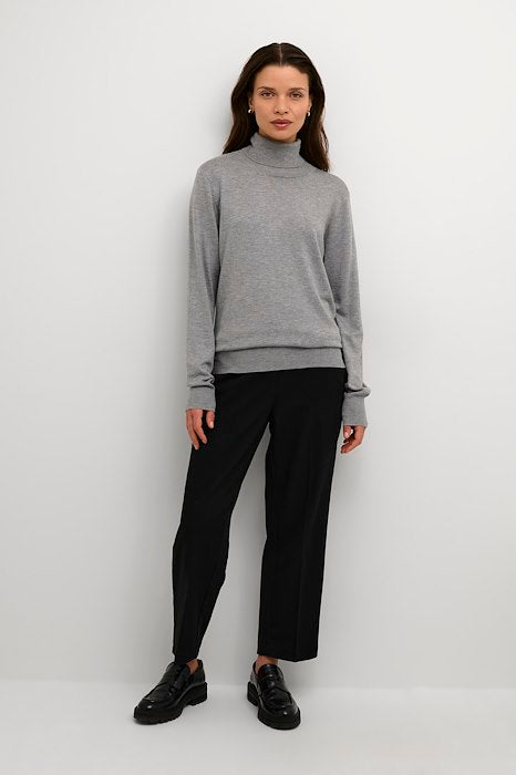 Kaffe Clothing Astrid Roll Neck Grey Melange