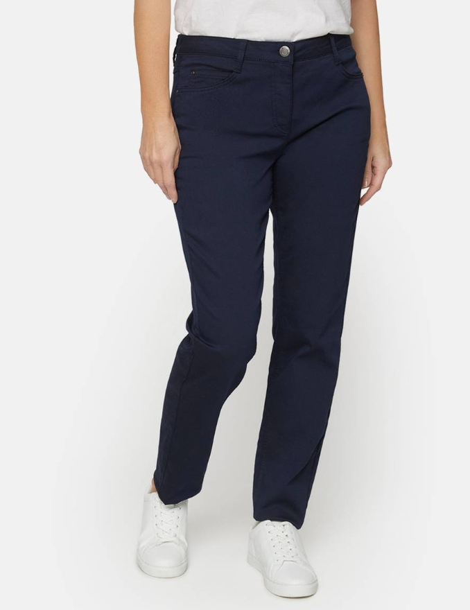 Brandtex Pants 5-pocket Madelaine Straight Fit Midnight Blue