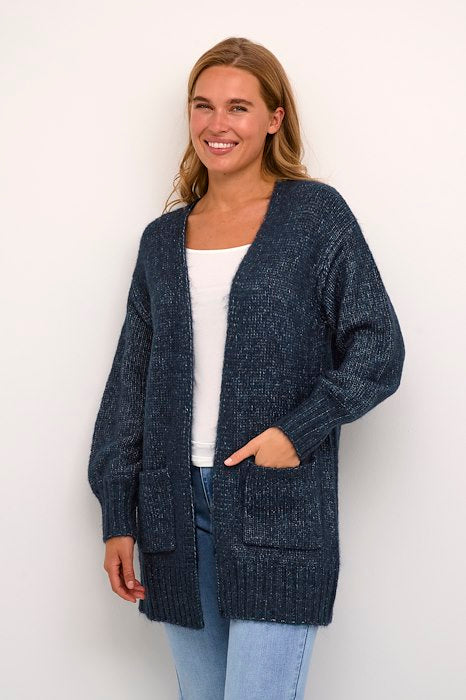 Kaffe Clothing KAalioma Knit Cardigan Midnight Marine Melange