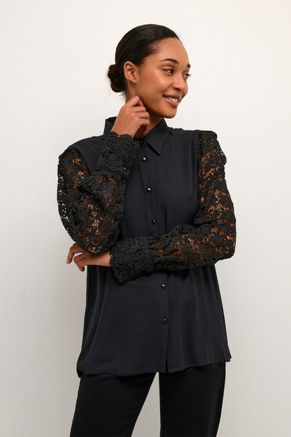 Kaffe Clothing KAmille Blouse Black Deep