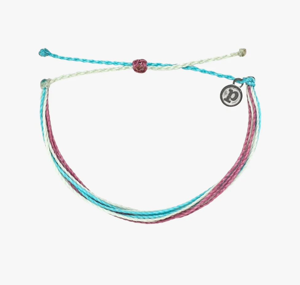 Pura Vida Armbånd Justerbart "Good Vibes"