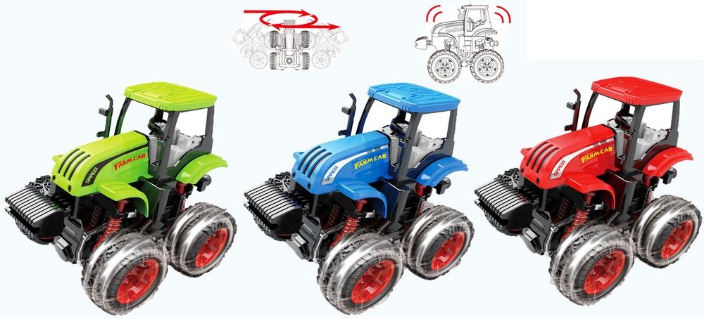 Traktor m/store hjul og superfjæring