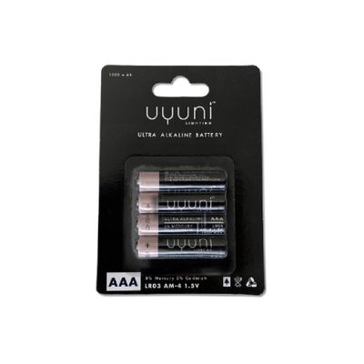 Uyuni Lighting Batteri AAA 4 pk