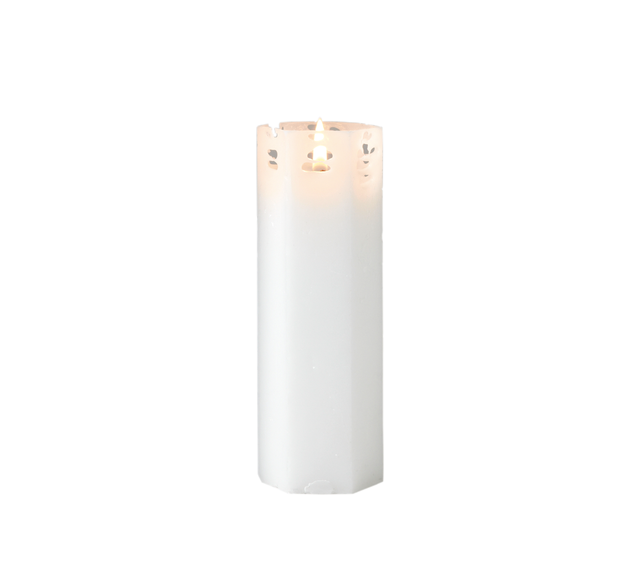 Affari "SPIDER" Spider web candle, White 5x15 cm