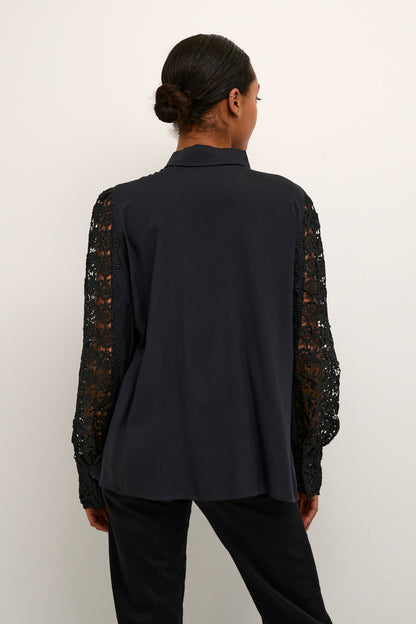 Kaffe Clothing KAmille Blouse Black Deep