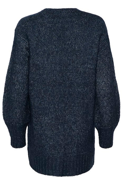 Kaffe Clothing KAalioma Knit Cardigan Midnight Marine Melange