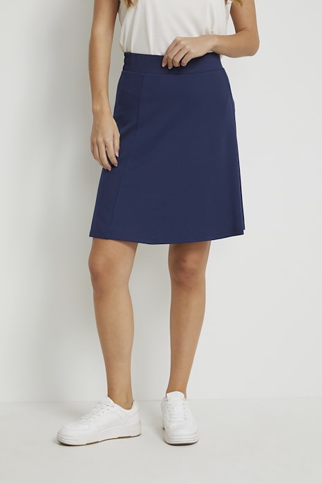 Kaffe Clothing KAjolen Jersey Skirt Midnight Marine