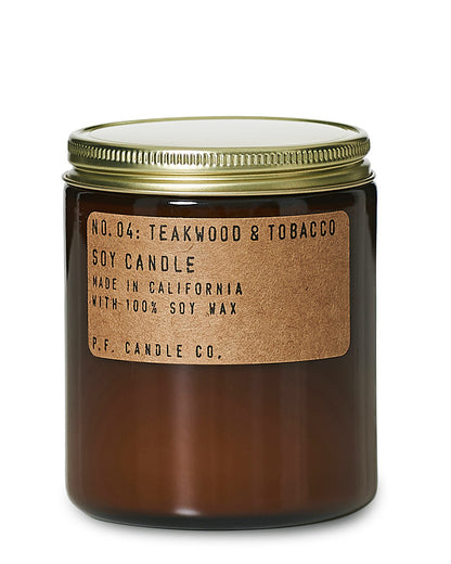 Soy Candle No. 4 Teakwood & Tobacco 204g