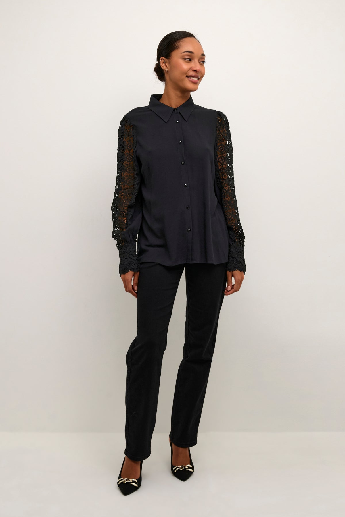 Kaffe Clothing KAmille Blouse Black Deep