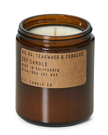 Soy Candle No. 4 Teakwood & Tobacco 204g